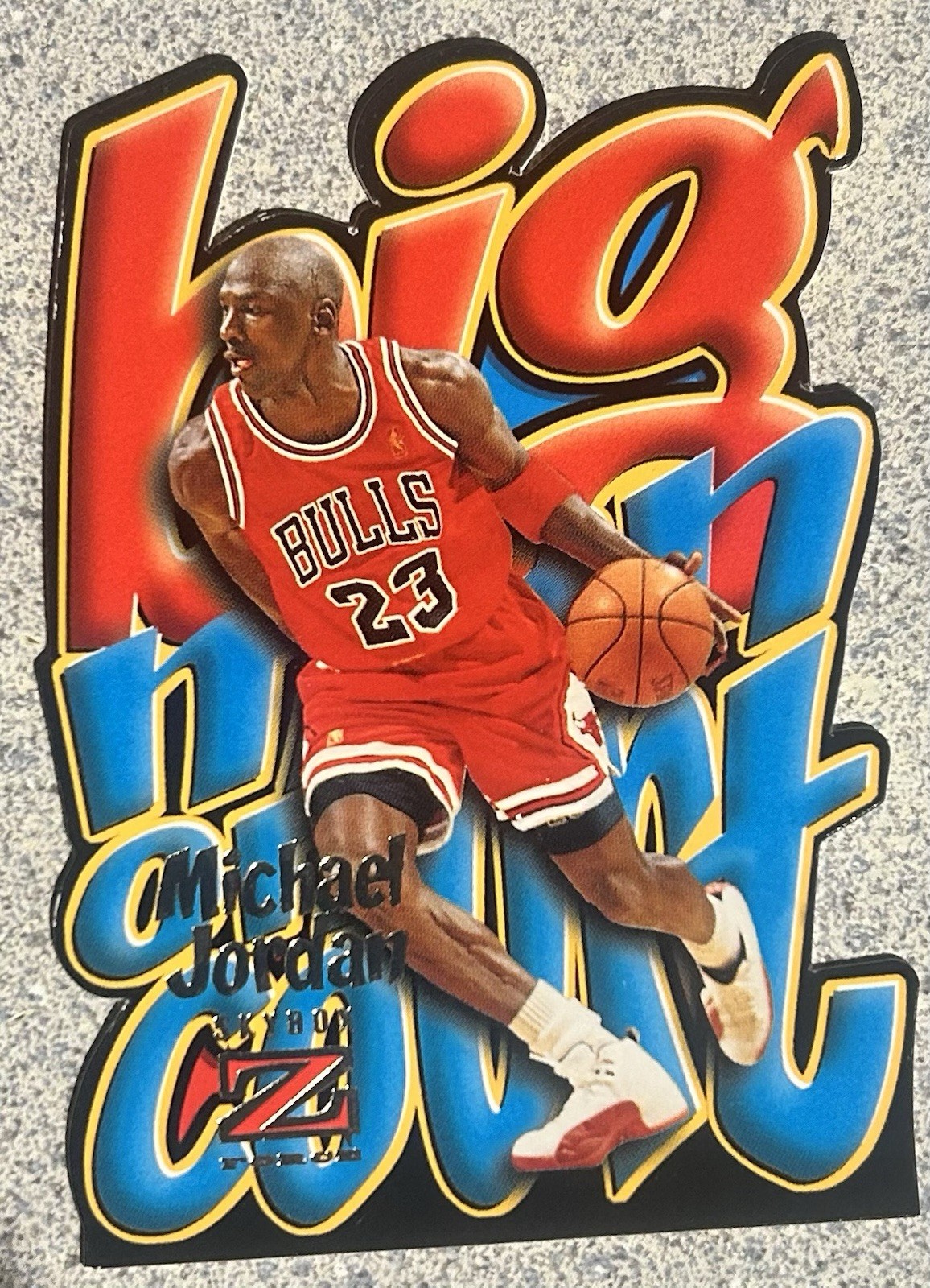 Michael Jordan Big Men On Court 1996-97 Skybox Z Force Insert Card Chicago Bulls