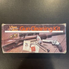 VINTAGE KLEEN BORE HANDGUN CLEANING KIT IN ORIGINAL FACTORY PKG. & CASE VGCFA