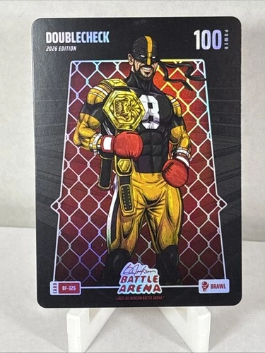 2026 Bo Jackson Battle Arena Doublecheck Aaron Rodgers Brawl Battlefoil BF-326