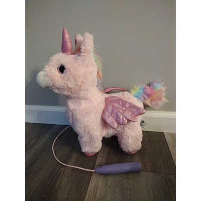 MEMBER'S MARK WALKING & DANCING UNICORN, Pink Rainbow Tail Plush
