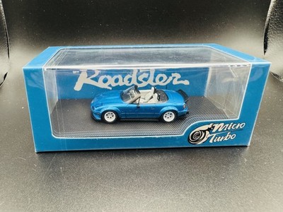Micro Turbo 1/64 Mazda MX5 Eunos Roadster Metallic Blue New