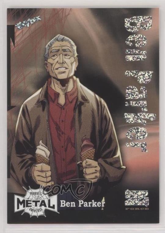 2022 Marvel Metal Universe Spider-Man Z-Force Rave /100 Ben Parker #Z-4 0i47