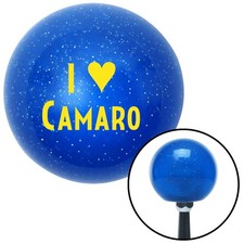 Yellow I 3 Camaro Blue Metal Flake Shift Knob Jdm Hotrod Procharger Road King