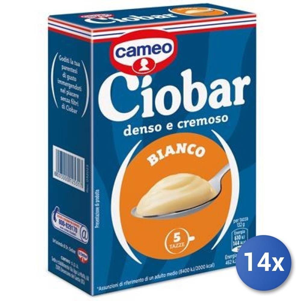 14x Multipack Cameo Ciobar White 5 Sachets Gr 105