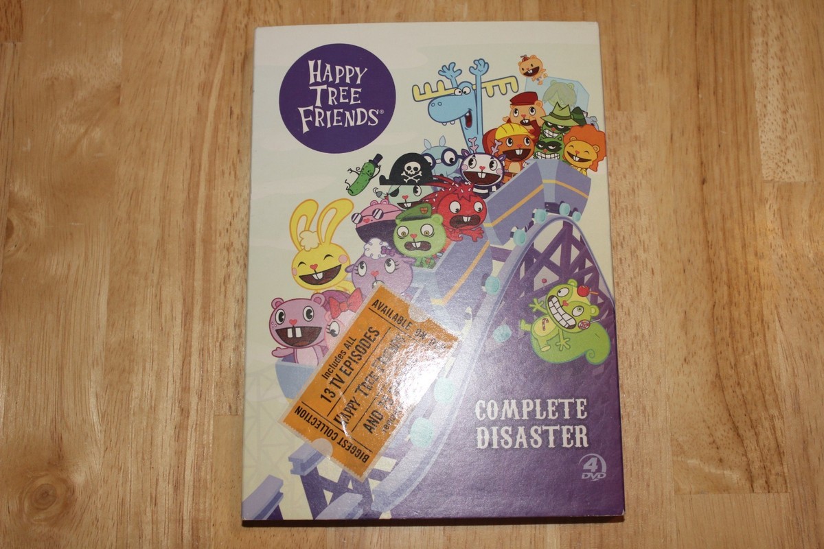廃盤品 Happy Tree Friends Complete Disaster Happy Tree Friends: Complete Disaster (DVD, 2013, 4-Disc Set