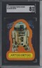 1977 Topps Star Wars Series 1 R2-D2 Artoo-Detoo Sticker #6 -