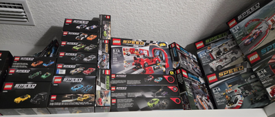 LEGO SPEED CHAMPIONS COMPLETE COLLECTION over 85 SETS NISB HTF