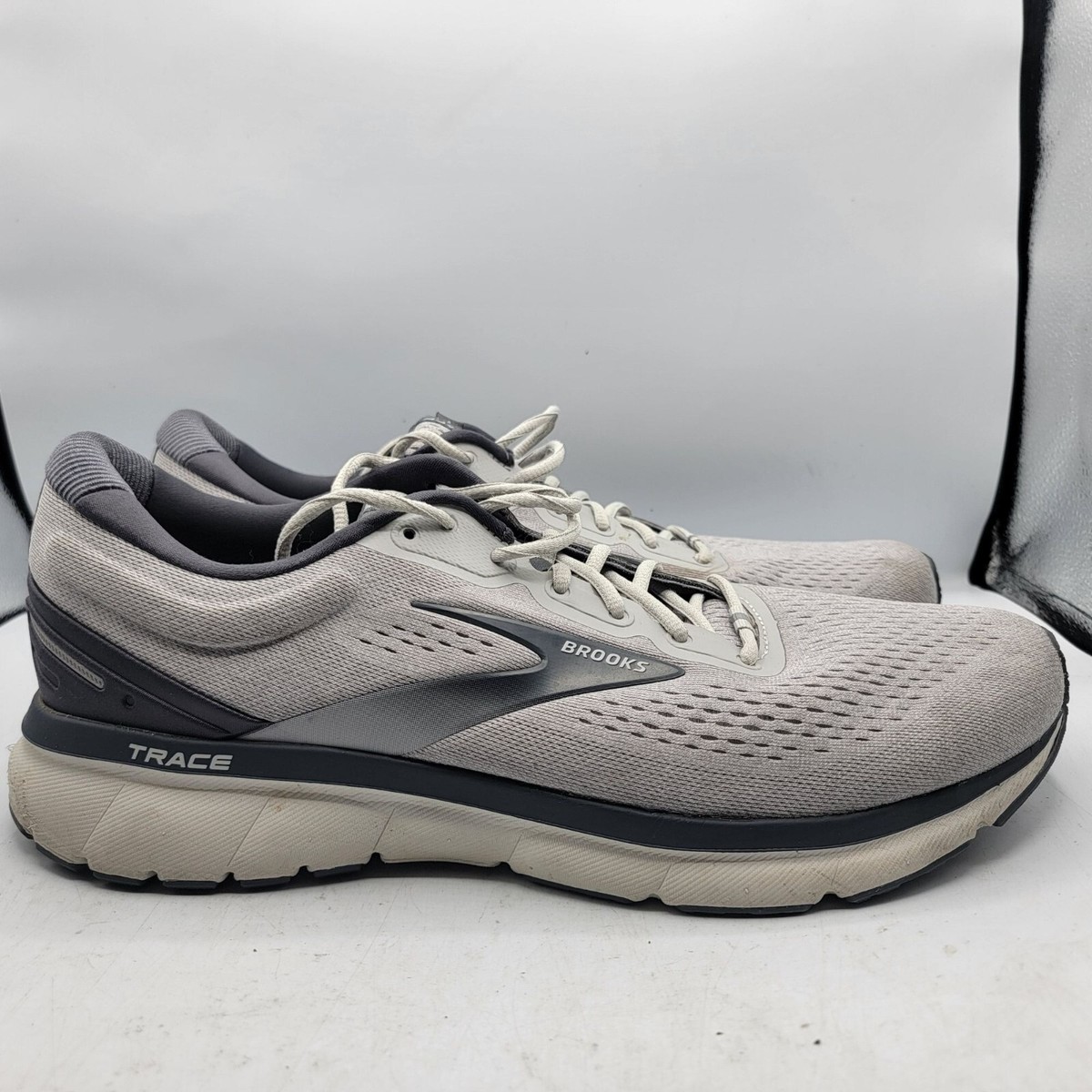 Brooks Trace 1 Mens Size 14 Gray Running Comfort Shoes  display picture 1