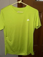 Moerdeng Mens Short Sleeve Running Shirts UPF 50+ Sun Protection SPF Size Large