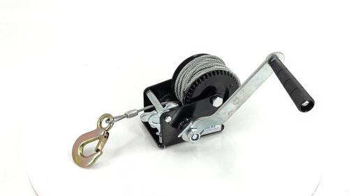 800lbs Boat Trailer Winch Heavy Duty Hand Winch Two-Way Ratchet Gear Winch - Video 1 of 1