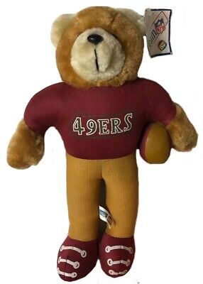 Vintage San Francisco 49ers 1995 NFL Good Stuff Plush Bear 12