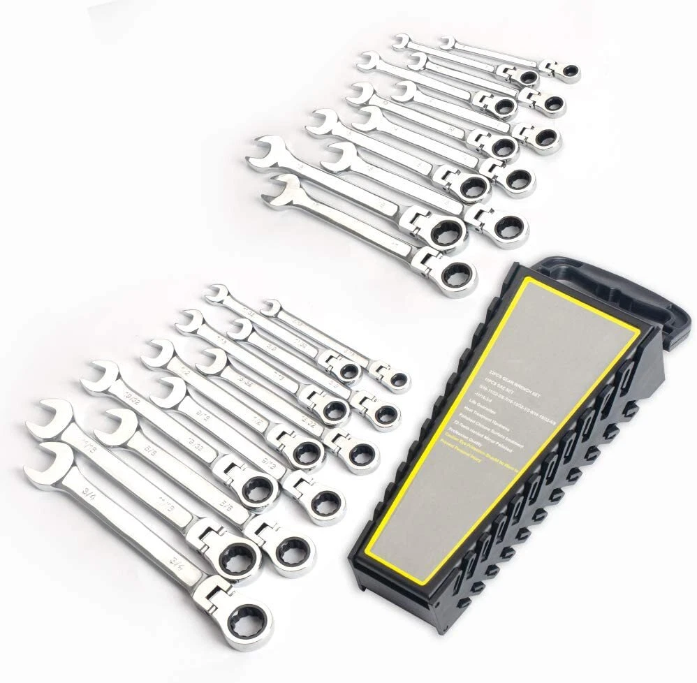 32 piece 2024 ratcheting wrench set