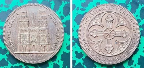 Médailles françaises jetons en bronze