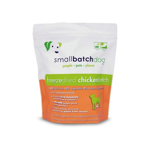 Smallbatch Pets FreezeDried Premium Raw Food Diet for Dogs, Chicken
