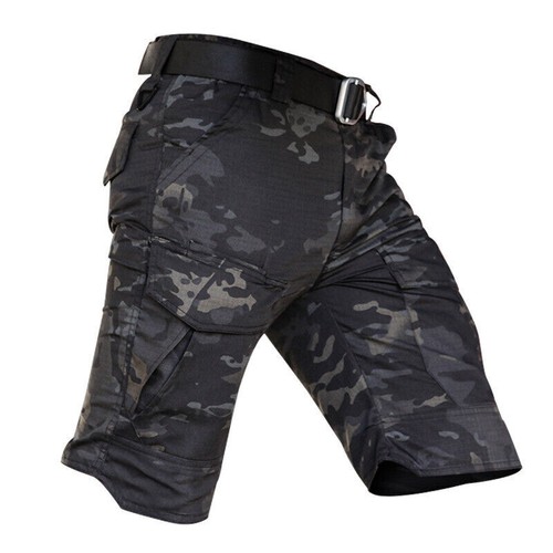 Mens Combat Shorts Army Military Tactical Cargo Pants Summer Multi Pocket Casual - Picture 22 of 25