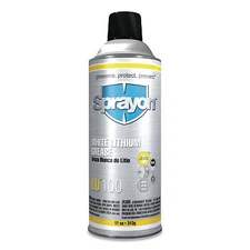 SPRAYON 425-SC0100000 LU™100 White Lithium Grease, 16 oz, Aerosol Can