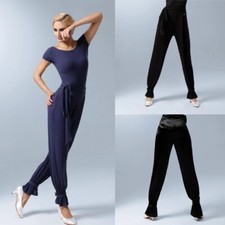 3 Colors Dancing Pants High Waist Leggings Velvet Ballroom Practice Clothes