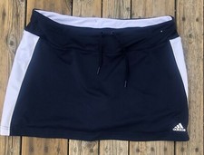 Adidas Women s Skirt Skort Large Black Shorts Lined Logo