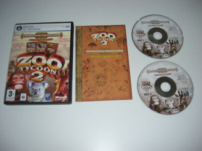 ZOO TYCOON 2 Zookeeper Collection PC Basisspiel + Endangered + African Add-Ons