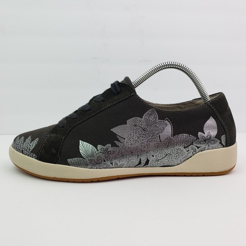 Dansko Olisa Womens Size EU 41 US 10.5-11 Black Canvas Floral Comfort Shoes - Picture 3 of 12