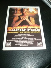 RAPID FIRE, film card [Brandon Lee, Powers Boothe]