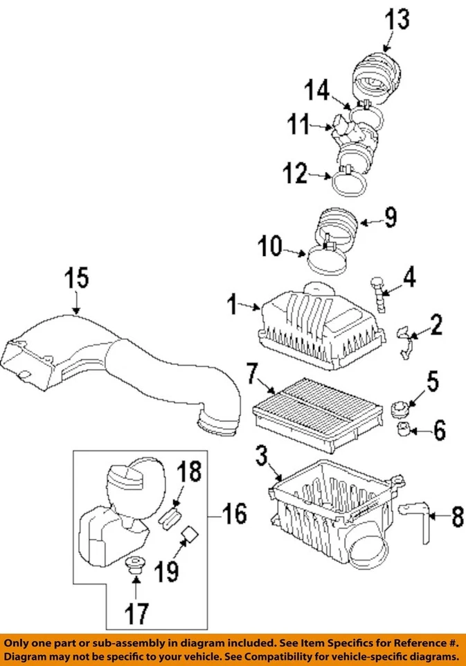 Used Fuel Injection Air Flow Meter fits: 2005 Hyundai Tucson 2.7 Grade A - Image 3 of 4