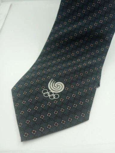 Corbata de colección de los Juegos Olímpicos de Seúl 1988 para hombre cumplidos de Lee Yong Ho Slooc Foto 2 de 4