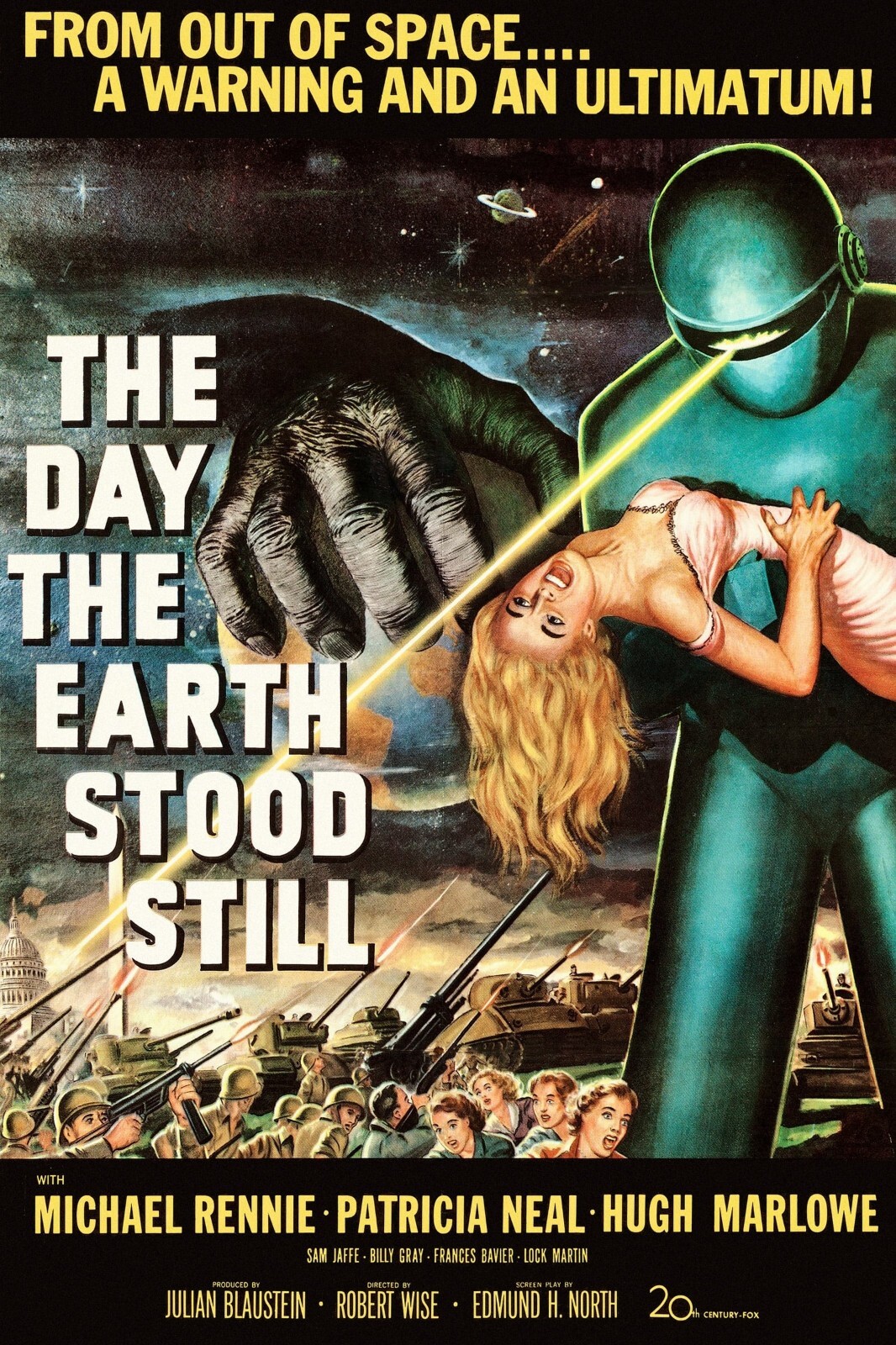 1951 The Day The Earth Stood Still Movie Poster 11X17 Michael Rennie 🍿 ...