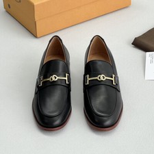 Tod's shoes real Soft Leather Flat Round Toe Loafers for Women Luxury old money