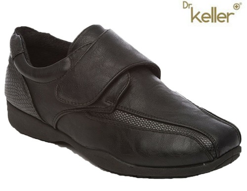 comfy flat black work shoes