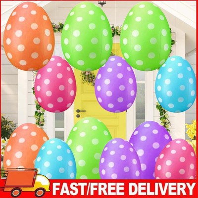 Easter Colored Eggs Balloon Multifunction Lovely Rabbit Balloon for Home Decor