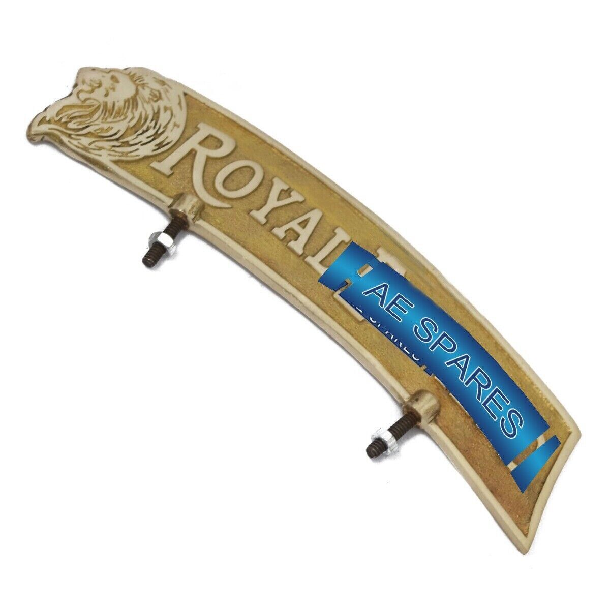 Front Mudguard License Number Plate Brass For Royal Enfield