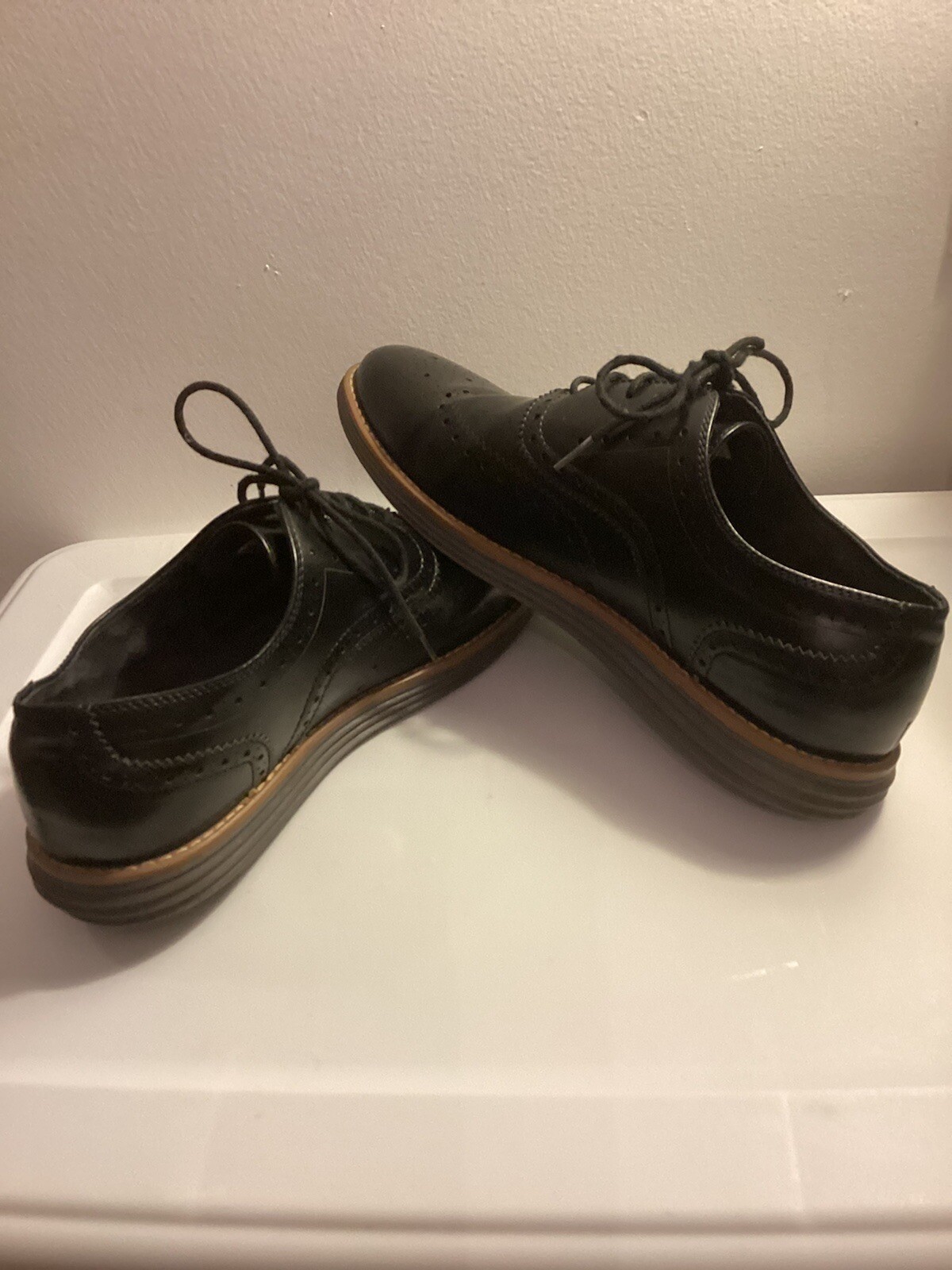 JAXSON Ultralights Men Dress Shoes Size 10.5 Black eBay