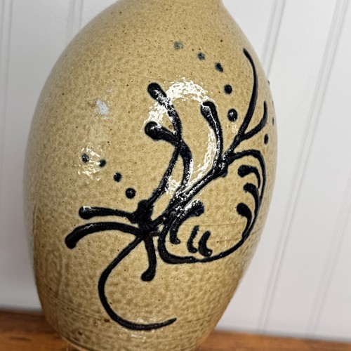 RARE Vintage Paul Pfrehm Signed Dated ‘90 Pottery Stoneware Salt Glaze Jug 9” - Picture 4 of 10