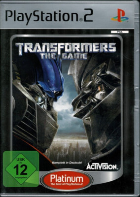 PS2 Spiel - Transformers The Game | Platinum | Sehr gut | PAL Deutsch - CIB