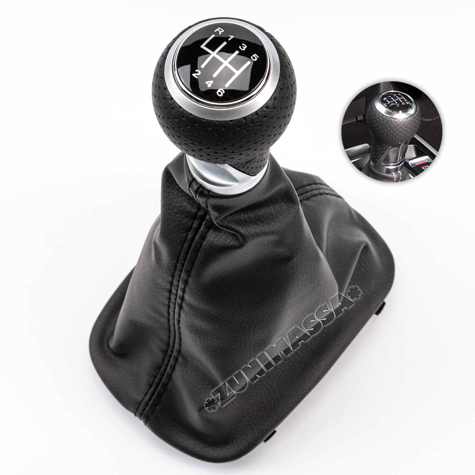 Pommeau de vitesse cuir perforé pour Audi A4 B5 améliore le style intérieur de votre auto