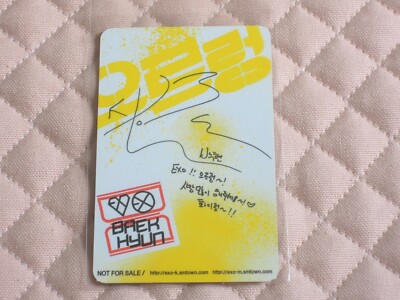 EXO 1st Album Repackage Growl Photocard Set K-POP SM TYPE A *READ