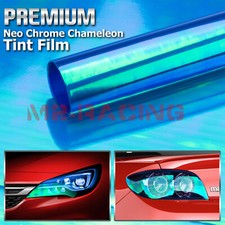 Extra Wide Neo Chrome Chameleon Headlights Taillight Fog Light Vinyl Tint Film Extra Wide Neo Chrome Chameleon Headlights Taillight Fog Light Vinyl Tint Film