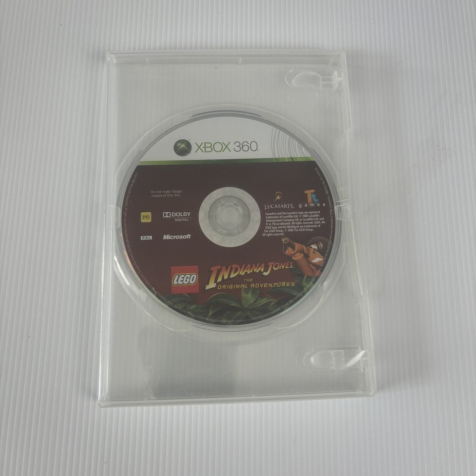 Lego Indiana Jones The Original Adventures Xbox 360 PAL Disc Only Free