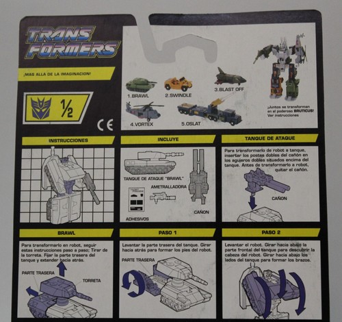 1990 Transformers G1 BRAWL in Euro Classic SEALED Golden Card Combaticon VHTF - Picture 5 of 12