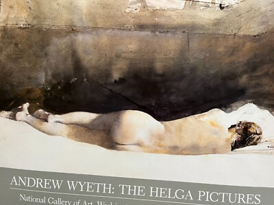 ANDREW WYETH: The Helga Pictures Exhibition Poster National Art