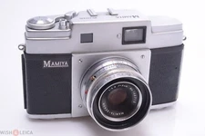 ✅ MAMIYA 35 CHANGEABLE MAGAZINE BACK 35MM CAMERA SEKOR 50MM 2.8 LENS WORKS 100%