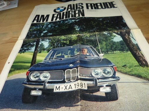BMW Aus Freude am Fahren Zeitung aus Anlaß der IAA Frankfurt 1969 Sehr Selten PR