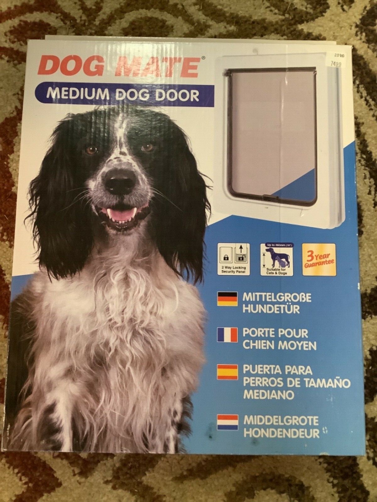 Chicago Mall Dog Mate Medium Door White For Pets up to 18". With