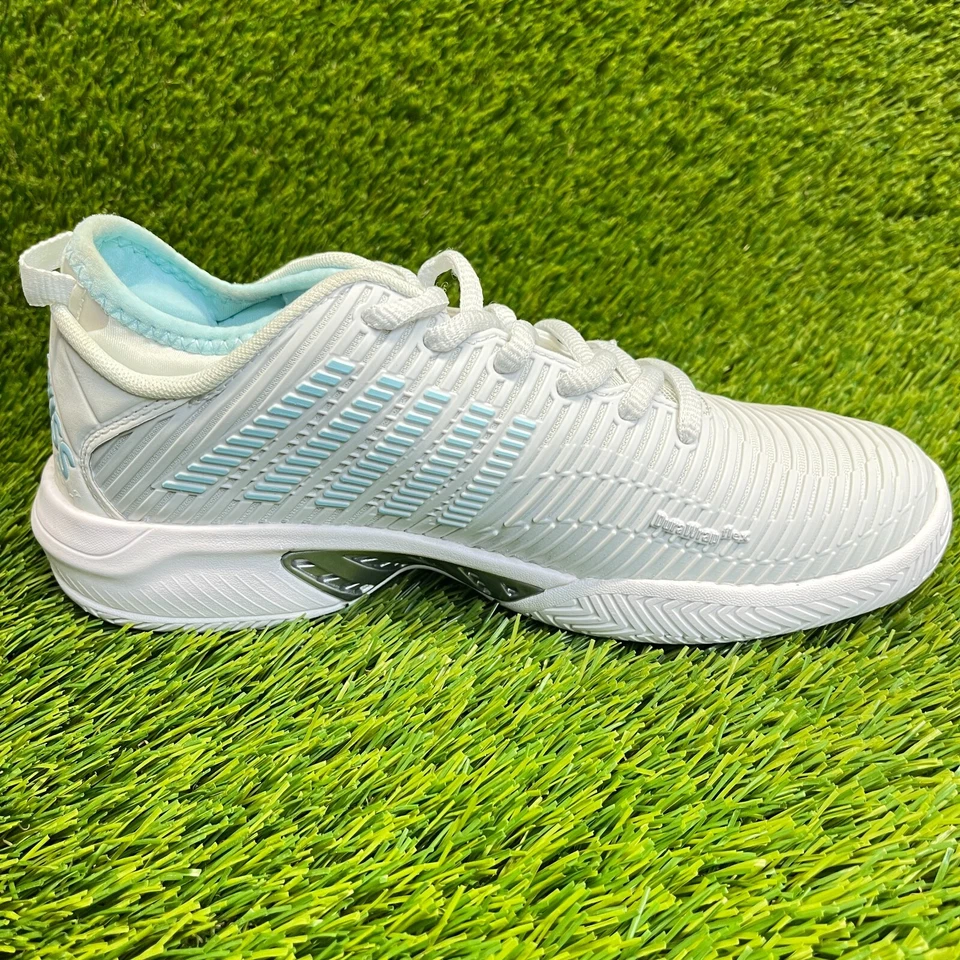 K-Swiss Hypercourt Supreme Womens Size 7 Gray Blue Running Tennis Shoes Sneakers - Image 4 of 4