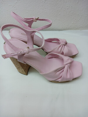 GUESS Roslynn Platform Sandals – Slingback Heels With Square Toe