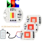 LED COB Chip 50W 220V Smart IC No Driver  For LED Floodlight RGB Colorful Lamp
