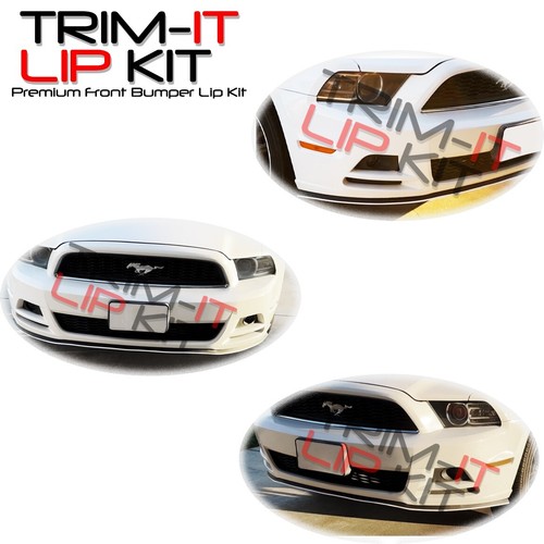 TRIM-IT Lip Kit Universal Fit Bumper Lip Spoiler Body Kit Wing Red Ford - Picture 12 of 12