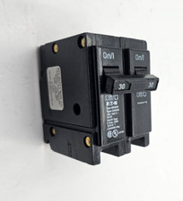 EATON 2 Pole 30 Amp 120/240V Circuit Breaker Black C24230 230222 BR230H