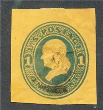 U 76   U.S.  Envelope Square       used              163048